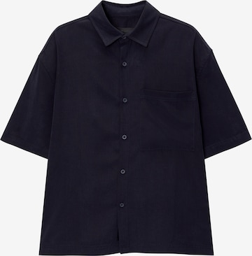 Pull&Bear Overhemd in Blauw: voorkant