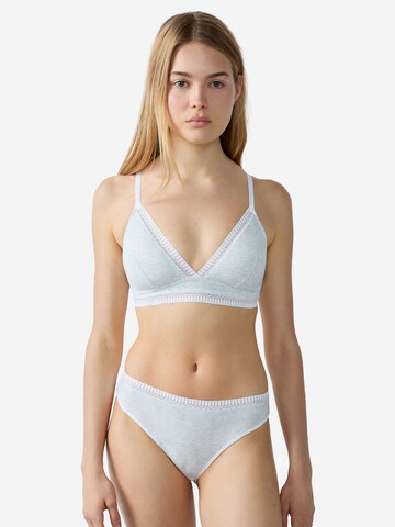 Slip 'Happily We Care' di ETAM in grigio: frontale