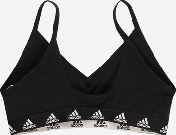 juoda ADIDAS SPORTSWEAR Sportinio stiliaus apatiniai drabužiai 'Purebare Light Support '