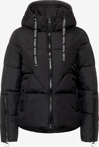 CECIL Winterjacke in Schwarz: predná strana