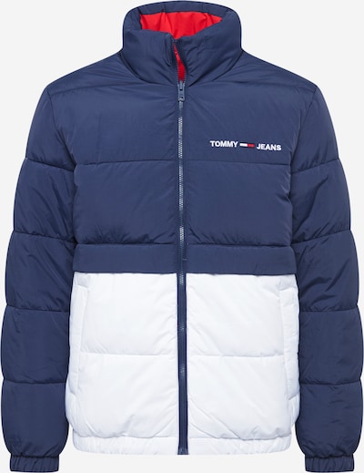 Tommy Jeans Vinterjakke i marin / navy / rød / hvid, Produktvisning