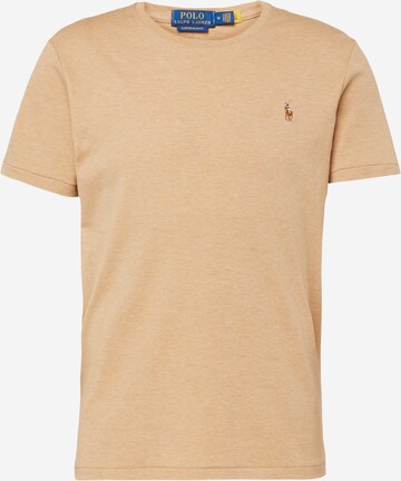 Coupe regular T-Shirt Polo Ralph Lauren en beige : devant