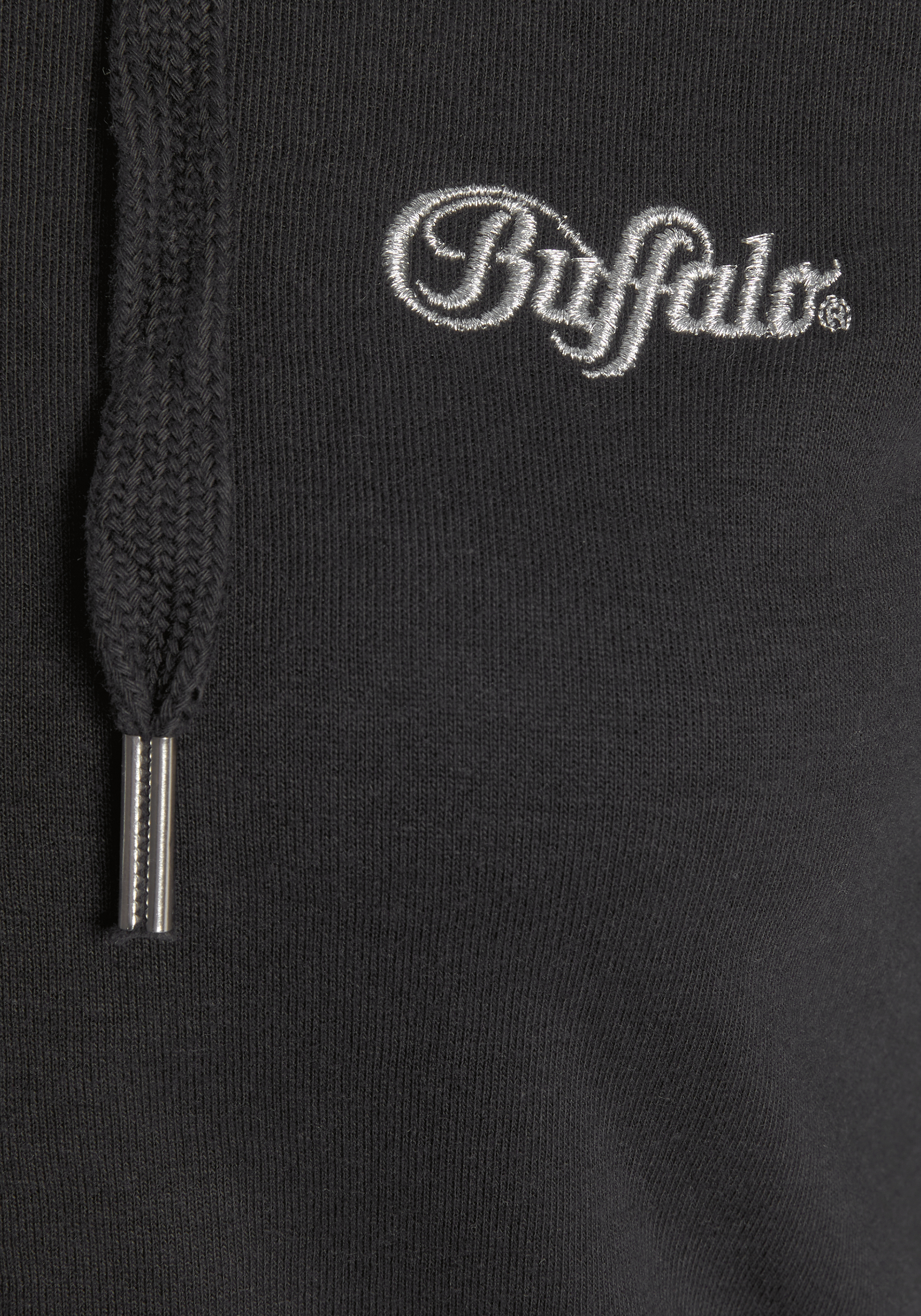 Odzież eHMks BUFFALO Bluza rozpinana w kolorze Czarnym 
