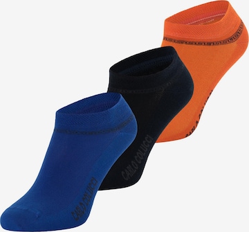 Chaussettes ' Amalfi ' Carlo Colucci en bleu : devant