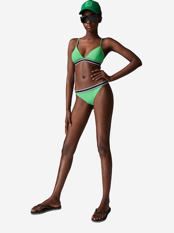 Bogner Fire + Ice Triangle Bikini Top 'Hanka' in Green