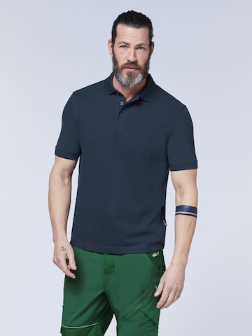 Expand Poloshirt in Blau: predná strana