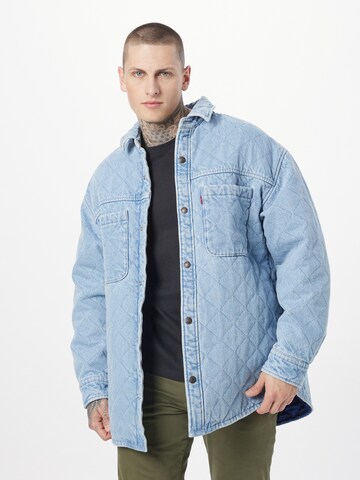 LEVI'S ® Přechodná bunda 'Ingleside Overshirt' – modrá: přední strana