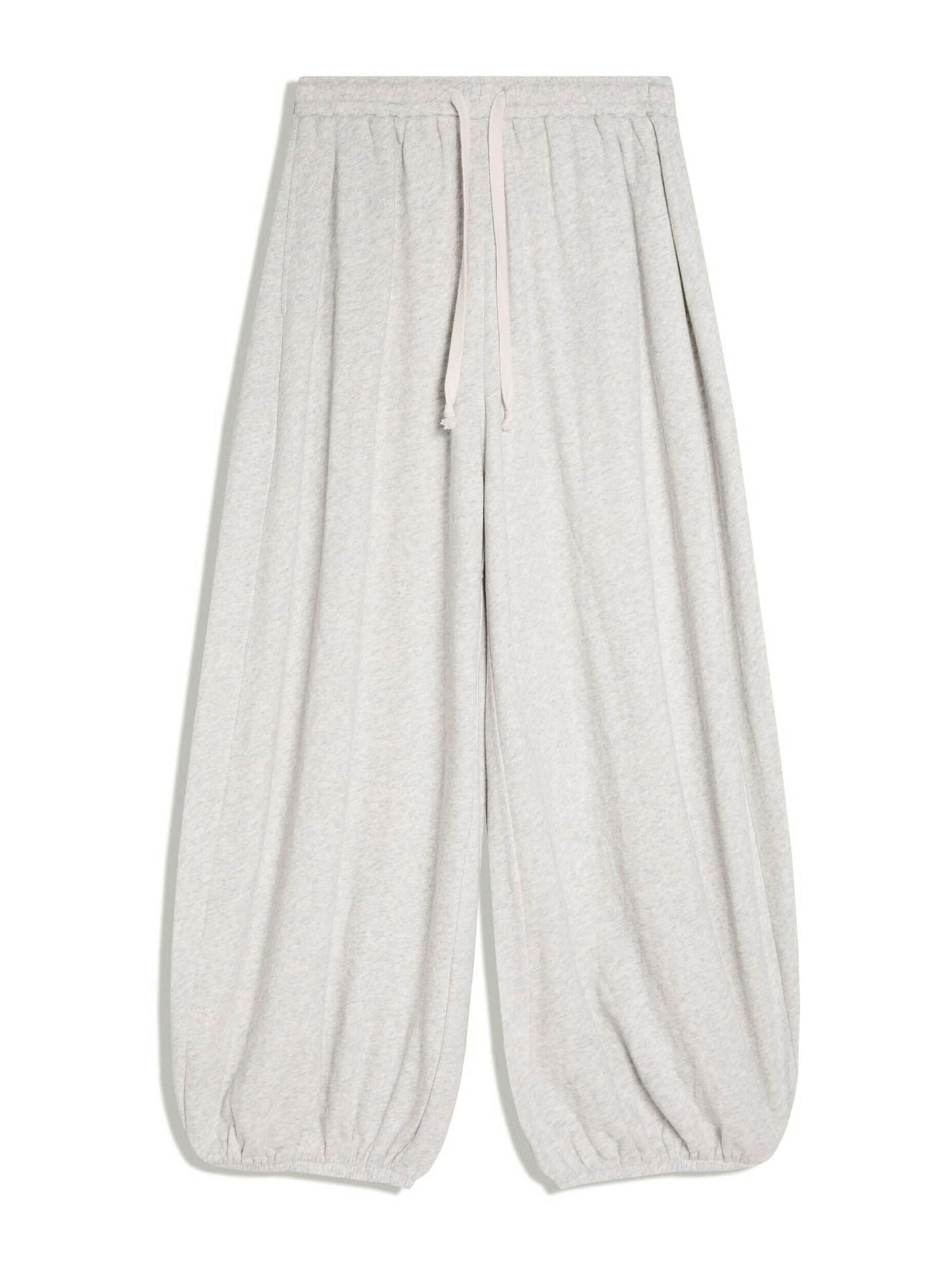 Bershka Baggy Broek in Grijs: voorkant