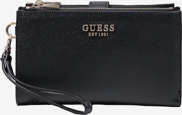 GUESS Wallet 'Amorette' in Black: front