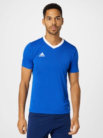 Tricou funcțional 'Entrada 22' de la ADIDAS SPORTSWEAR pe albastru: față