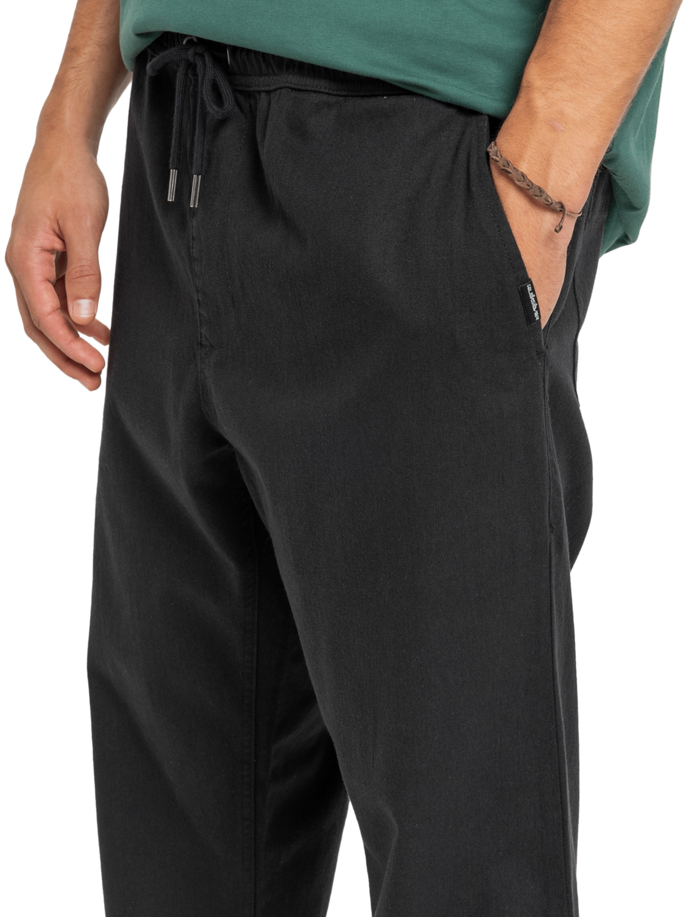 QUIKSILVER Regular Pants 'Taxer' in Black
