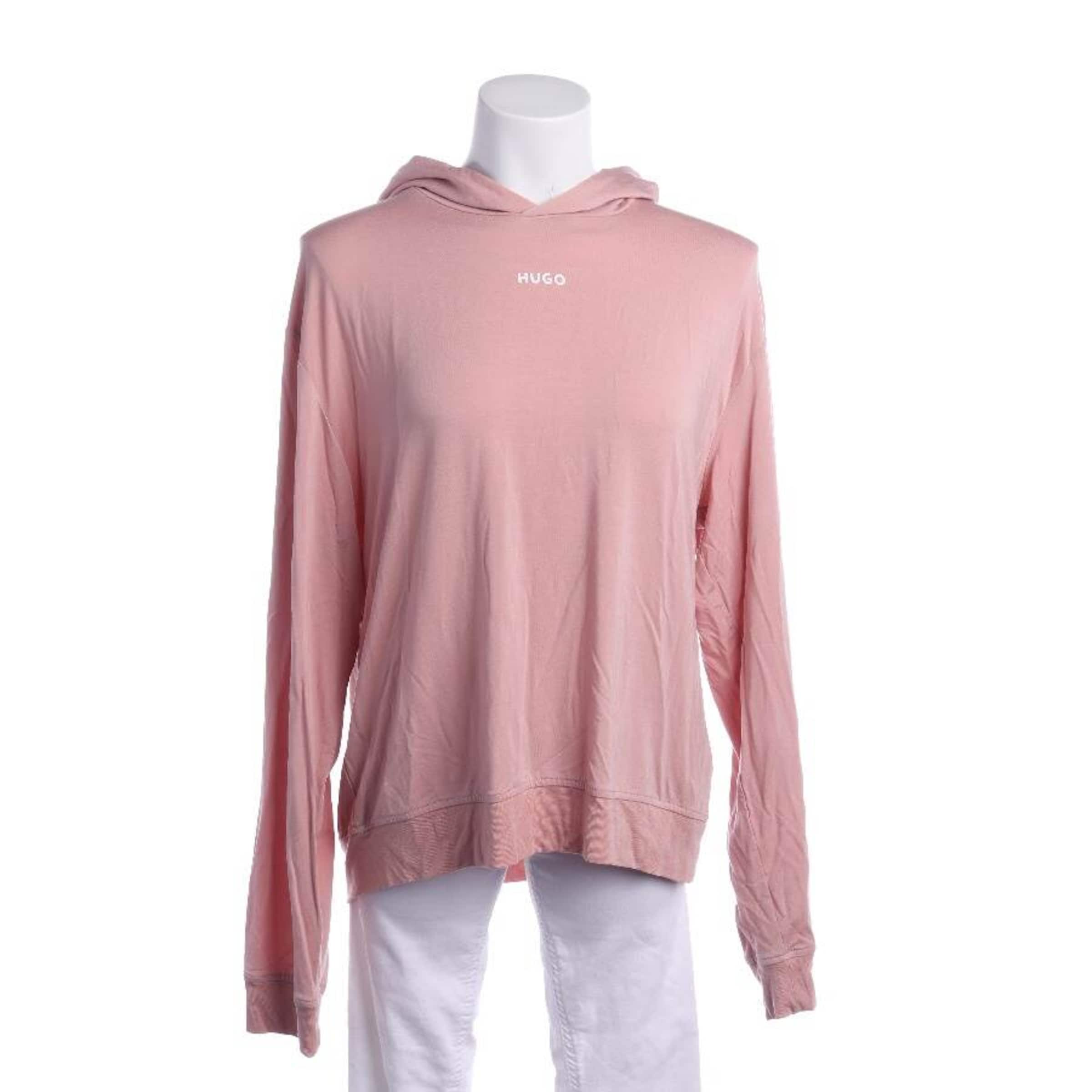 HUGO Sweatshirt / Sweatjacke L in Pink: Vorderseite