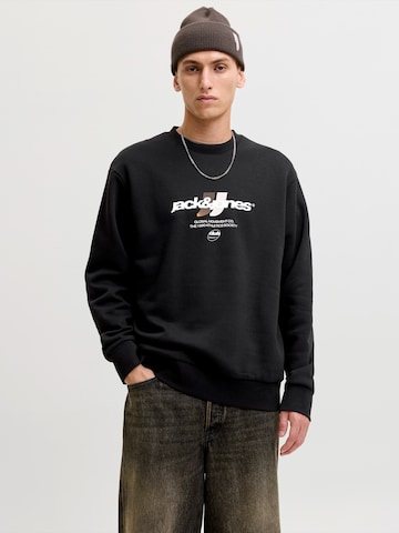 JACK & JONES - Camiseta deportiva 'JCOCLUB BRANDING' en negro: frente