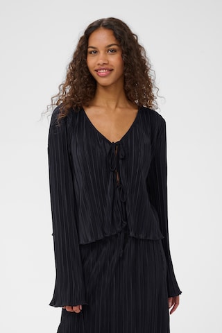 SAINT TROPEZ - Casaco de malha 'ZuniSZ' em preto: frente