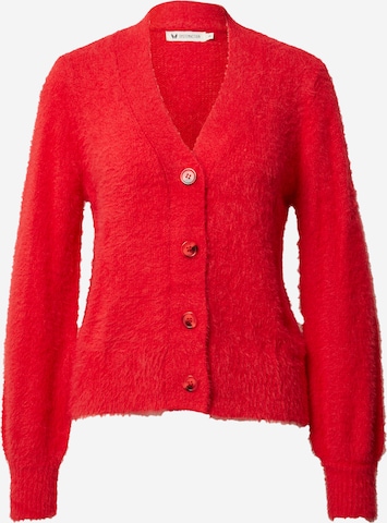 System Action Knit cardigan 'Passion' in Red: front