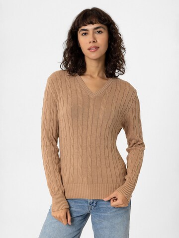 Pull-over Williot en beige : devant
