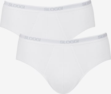 SLOGGI Slip ' Basic ' in White: front