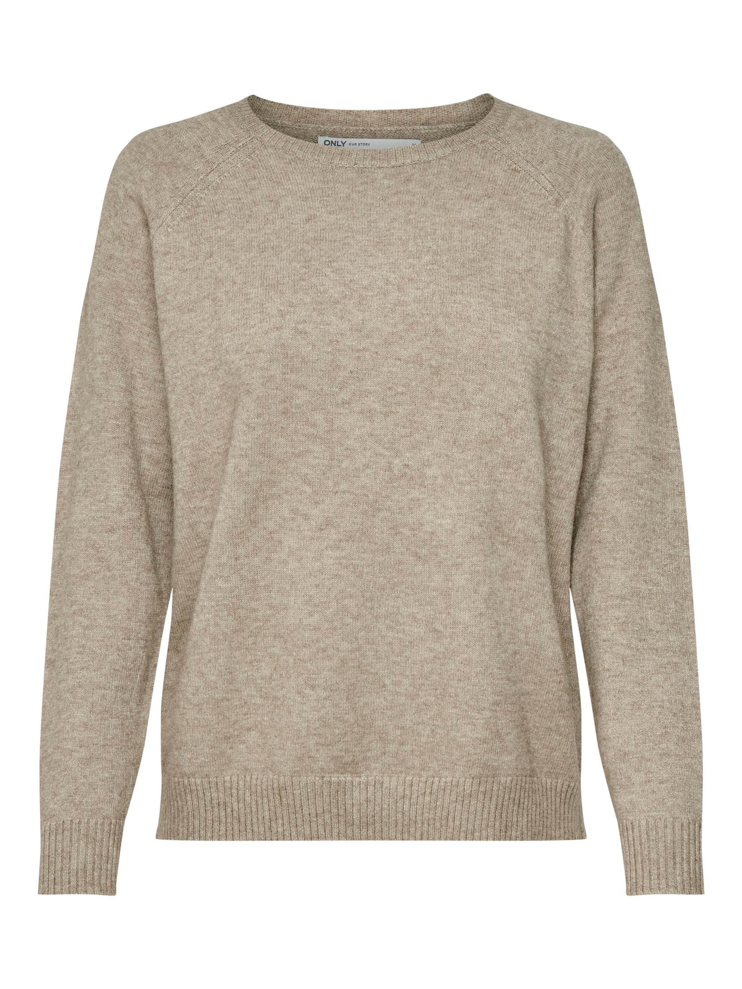 ONLY Sweater 'ONLLesly Kings' in Beige: front