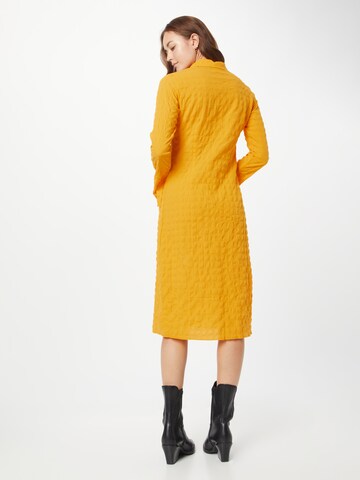 WEEKDAY Shirt dress in Yellow