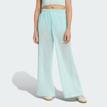 Wide Leg Pantalon 'Adicolor' ADIDAS ORIGINALS en bleu : devant