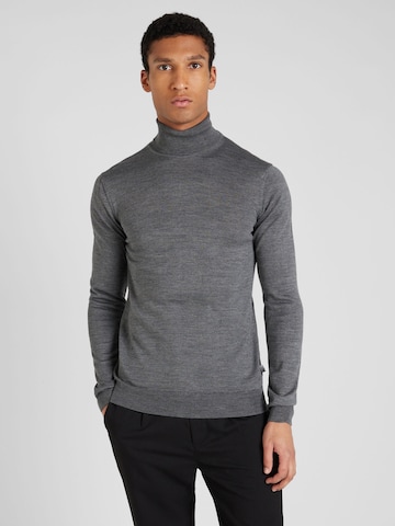 Casual Friday Regular fit Sweater 'Konrad' in Grey: front