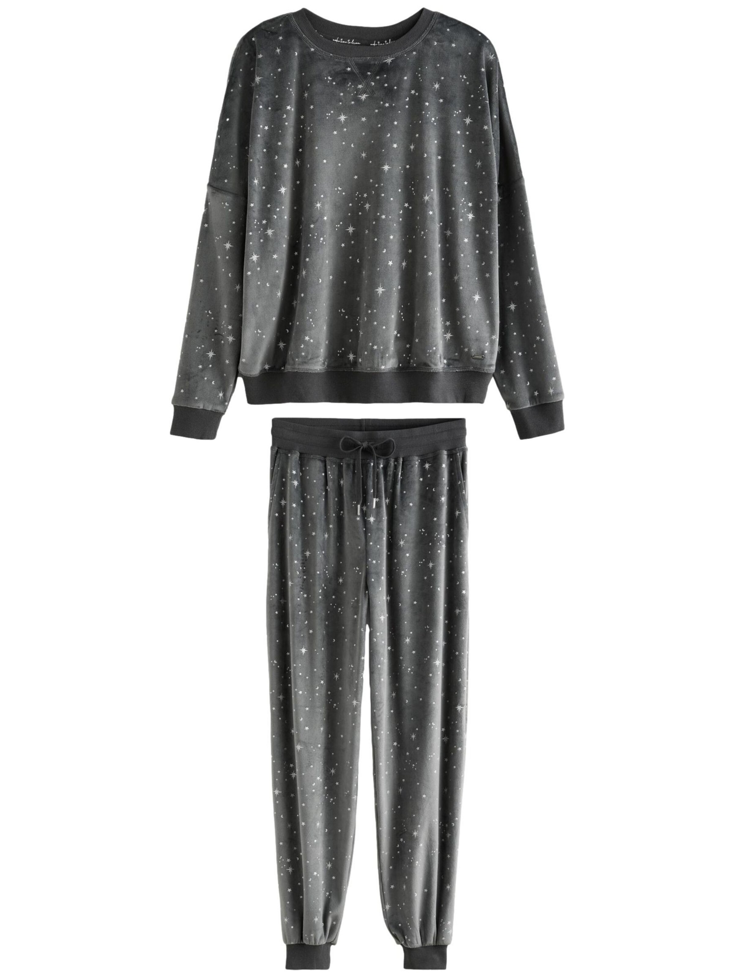 Next Pyjama in Grau: Vorderseite