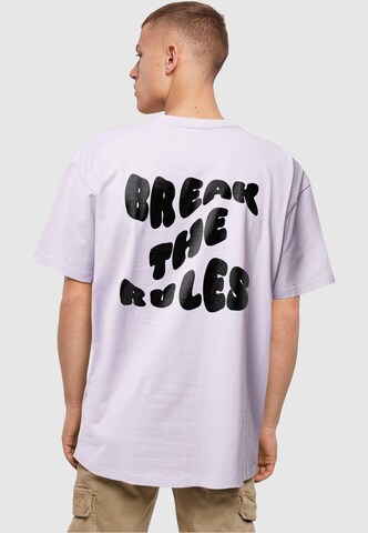 Merchcode Футболка 'Break The Rules' в Лиловый