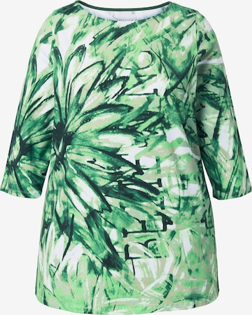 Ulla Popken Shirt in Groen: voorkant