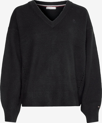 TOMMY HILFIGER Pullover in Schwarz: predná strana