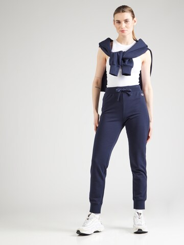 Champion Authentic Athletic Apparel Tapered Trousers in Blue