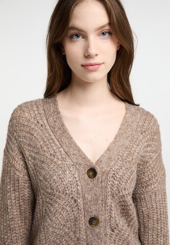 DreiMaster Vintage Knit Cardigan 'Imane' in Brown