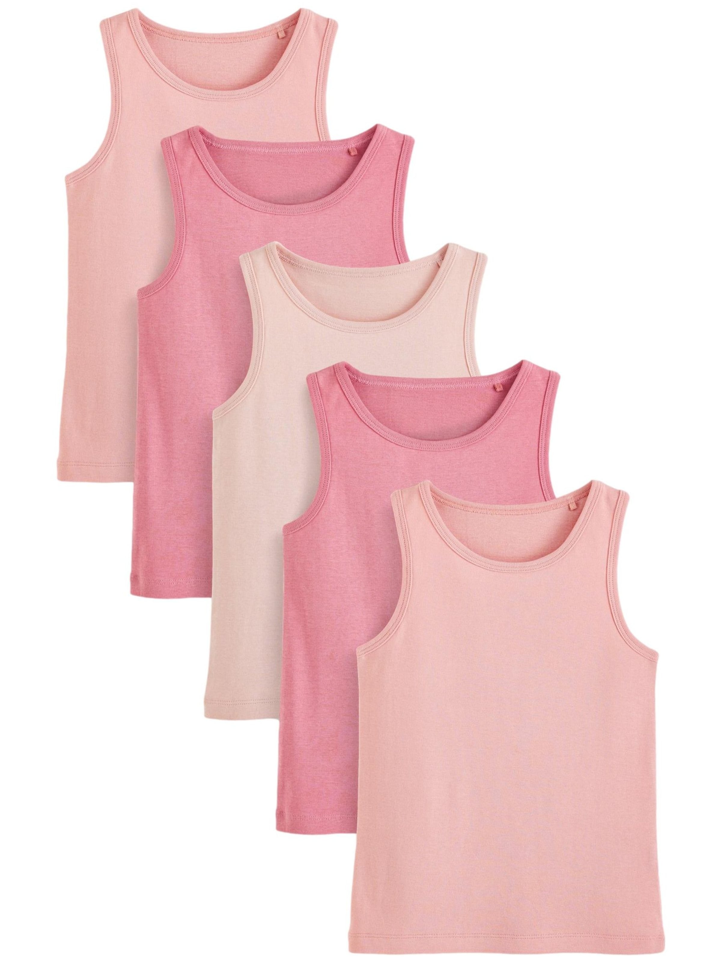 Next Нательная майка в Ярко-розовый: спереди