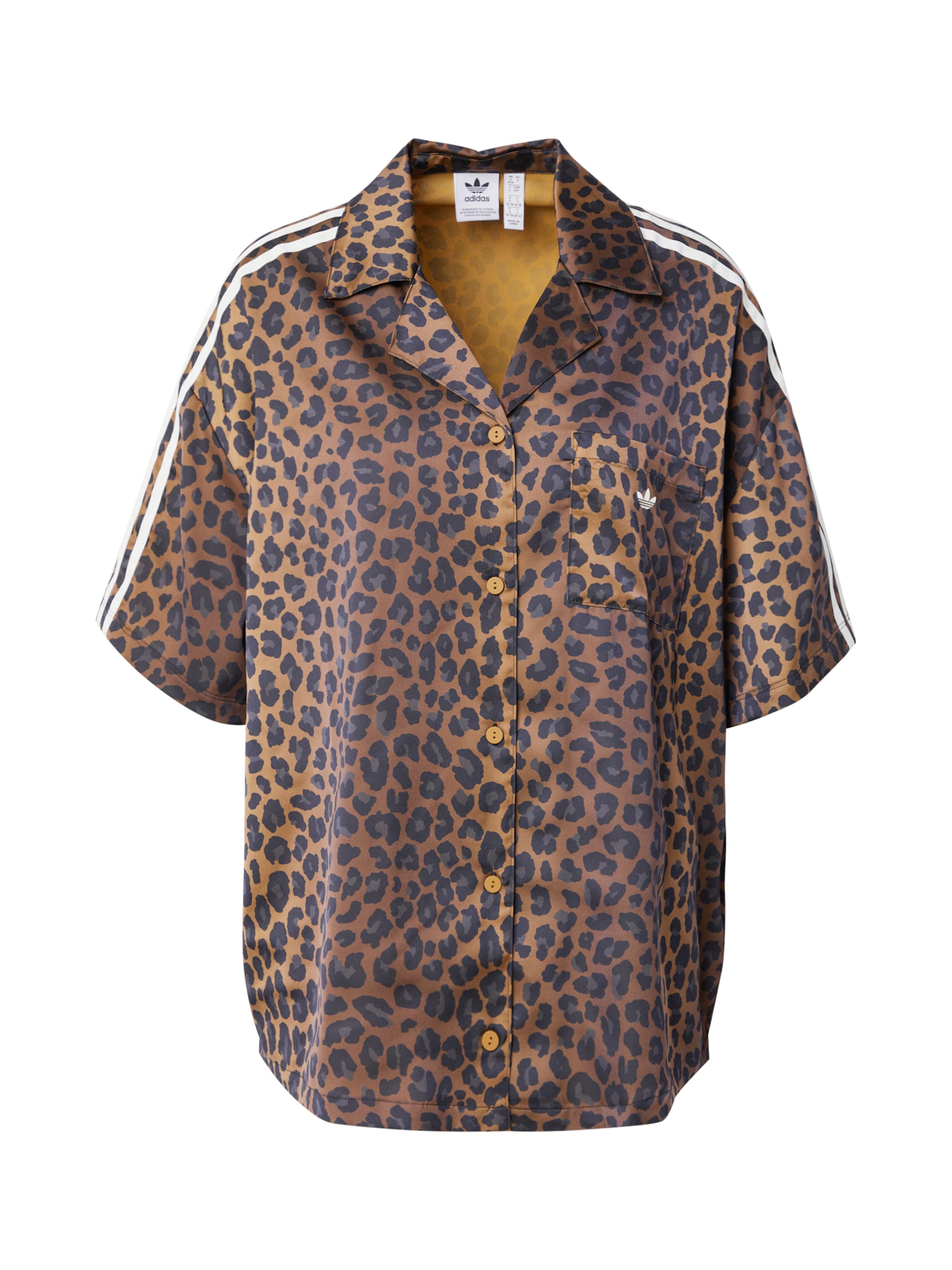 ADIDAS ORIGINALS Halenka – hnědá: přední strana