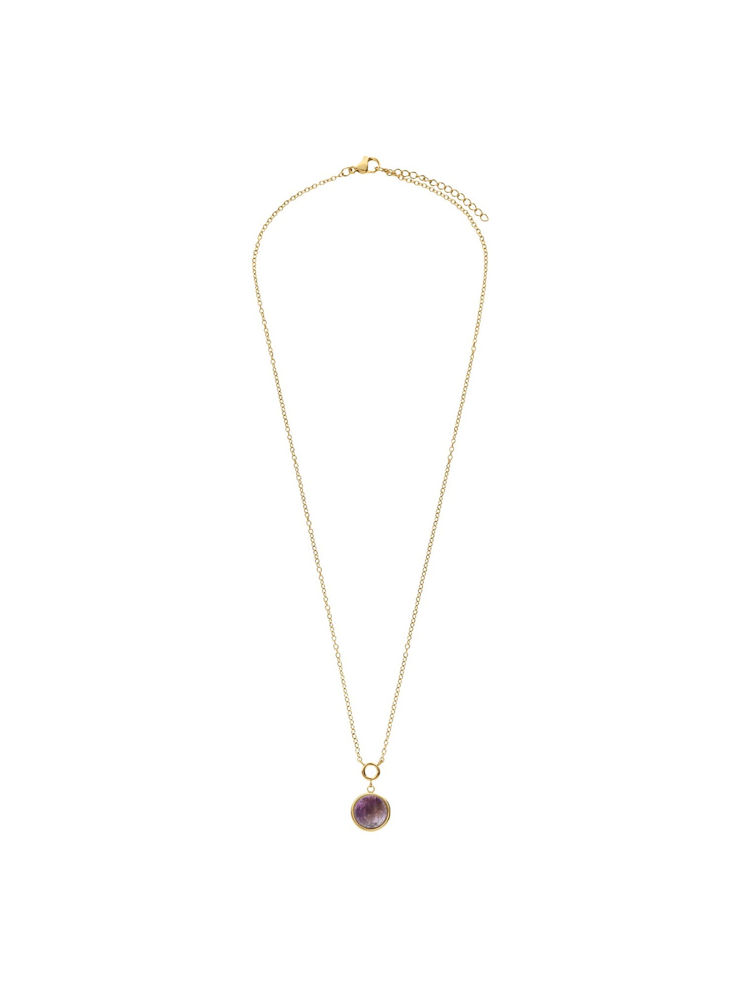 Lucardi Necklace in Gold: front