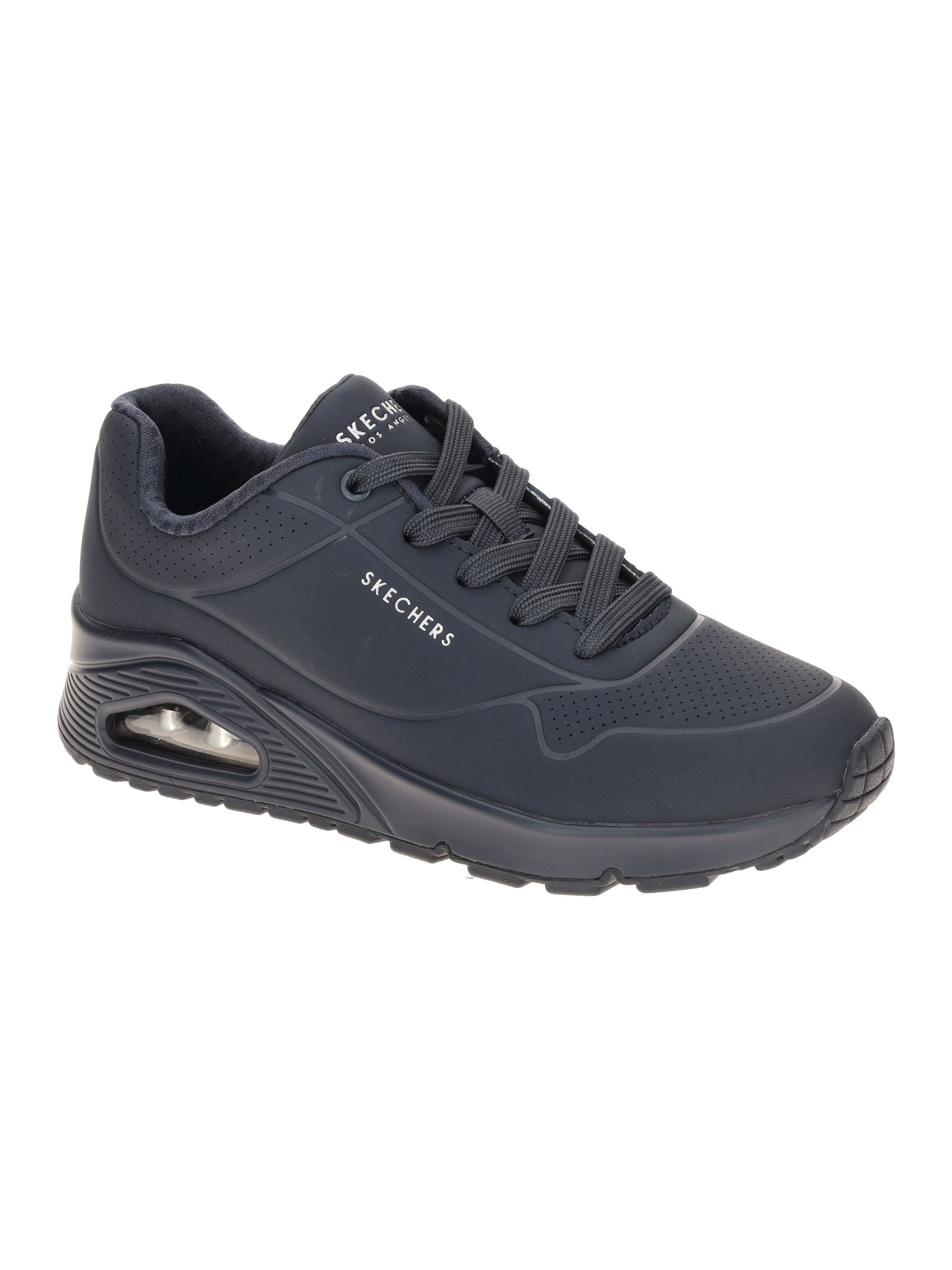 SKECHERS Lace-up shoe 'Uno Stand On Air' in Blue: front