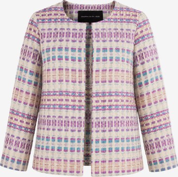 Veste mi-saison 'Mara Lurex Jacket' Christine on the clouds en rose : devant