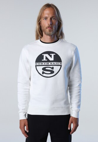 North Sails Sweatshirt in Geel: voorkant