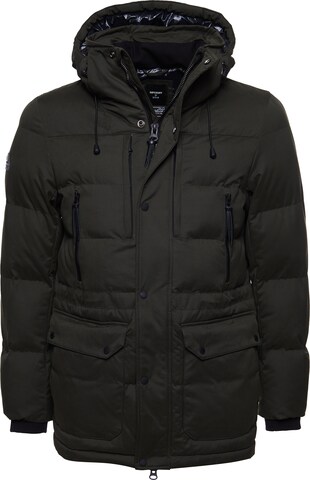 Superdry Winter Parka 'Expedition' in Green: front