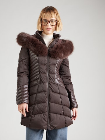 GUESS Зимнее пальто 'New Oxana' в Коричневый: спереди