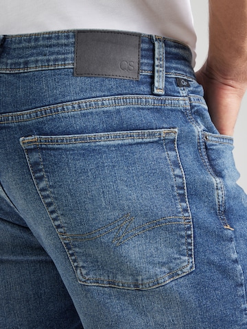 QS Regular Jeans 'John' i blå