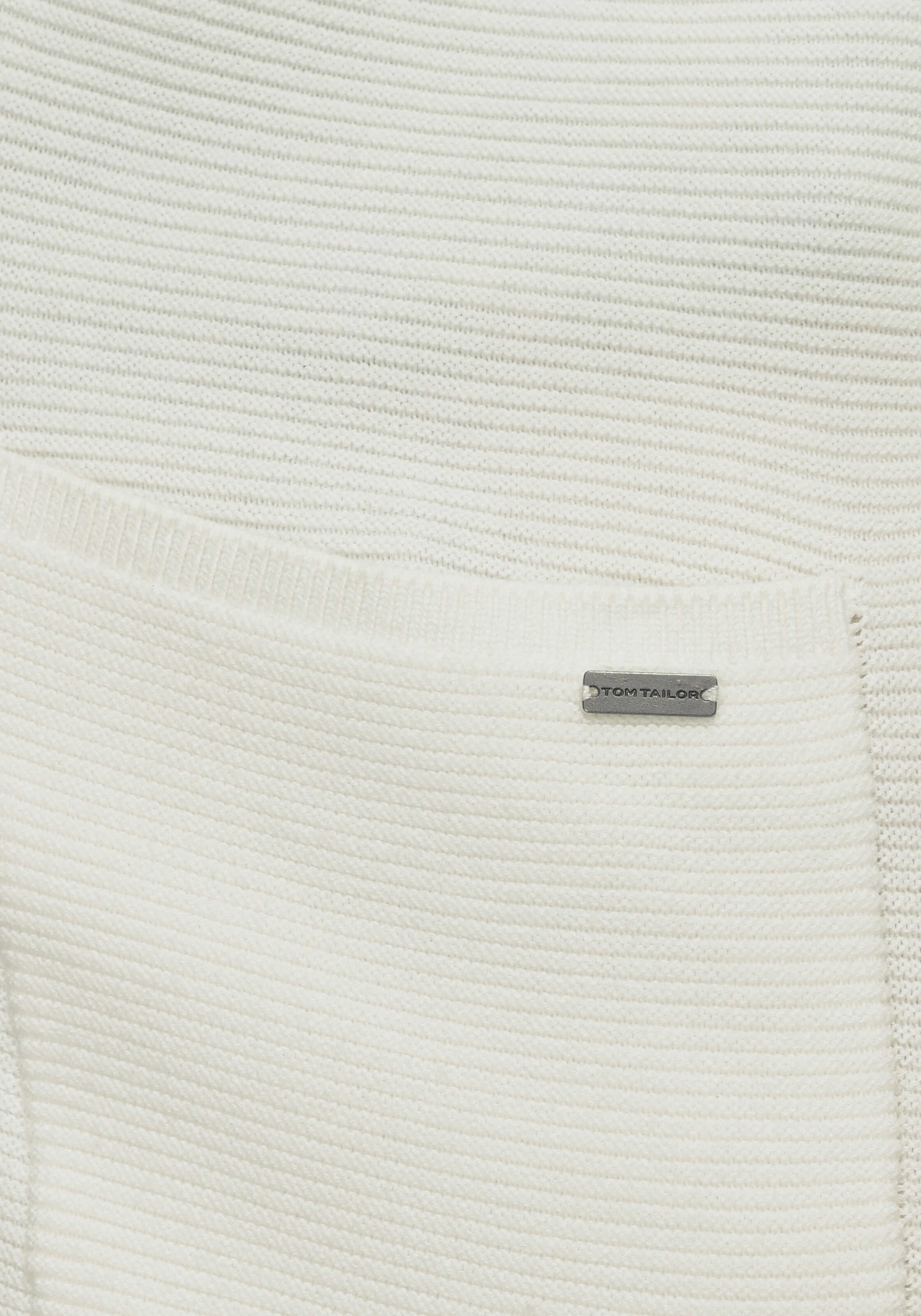 TOM TAILOR Knit Cardigan in White