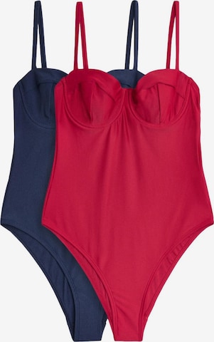 Invisible Maillot de bain The Set en bleu : devant