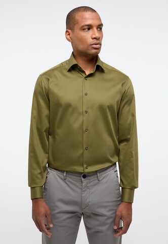 ETERNA Regular fit Button Up Shirt in Green: front