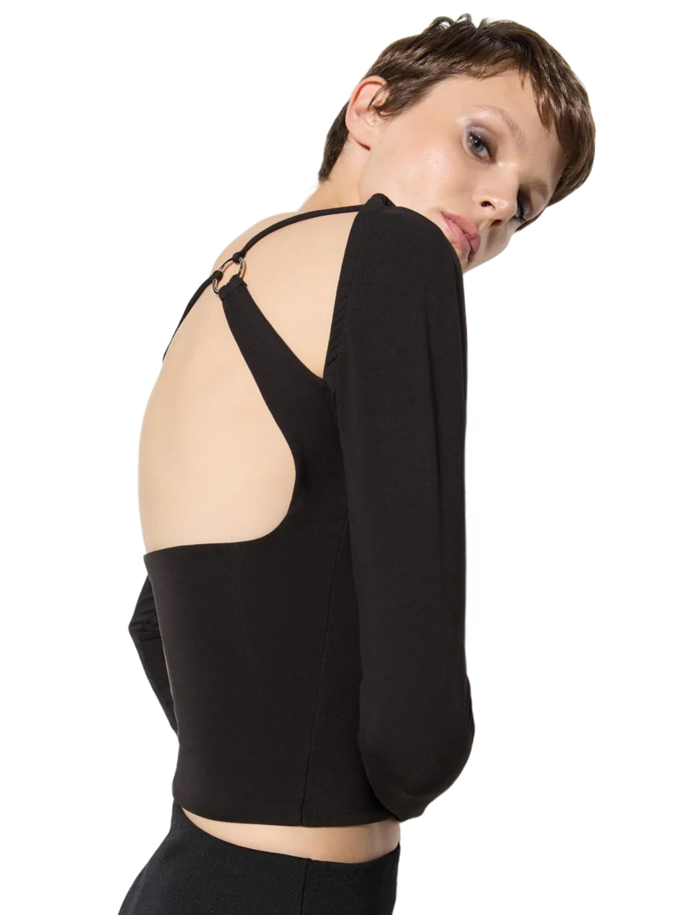 No Matter What Bluse in Schwarz