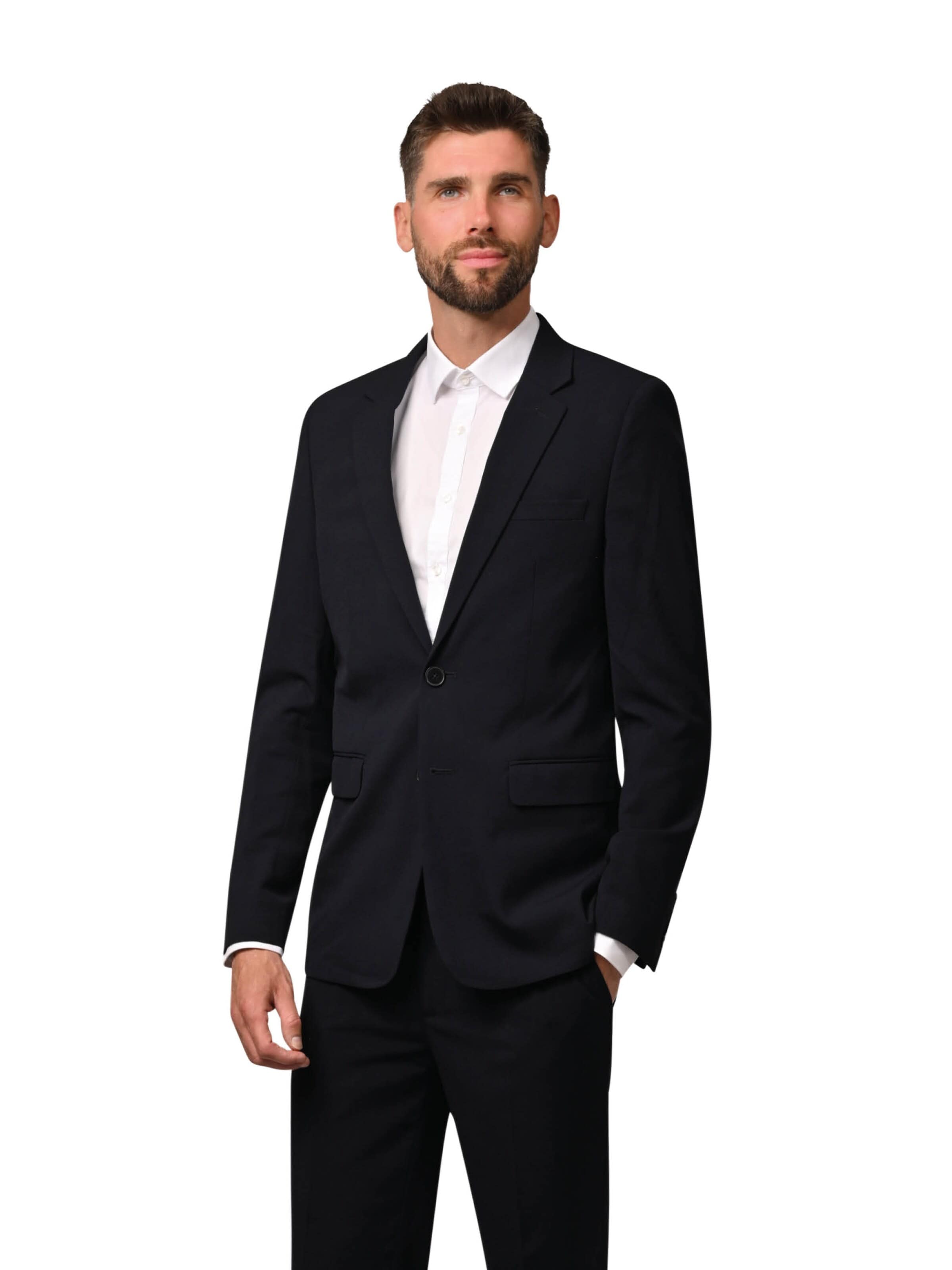 Hirschthal Suit Vest in Blue