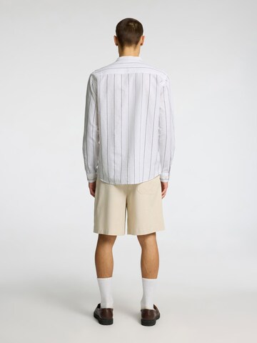 SELECTED HOMME Regular fit Button Up Shirt in White