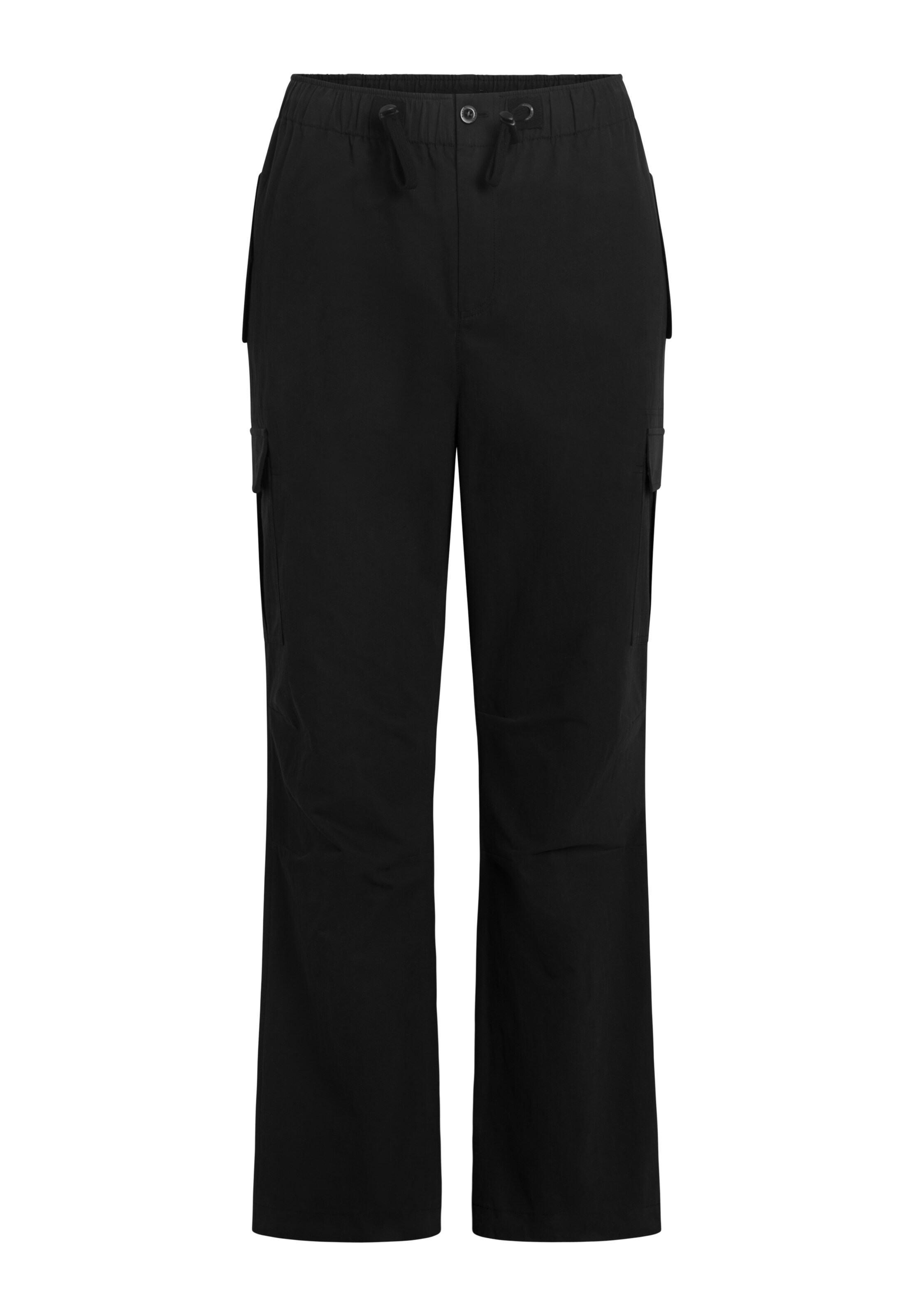 BENCH Loose fit Cargo Pants in Black: front