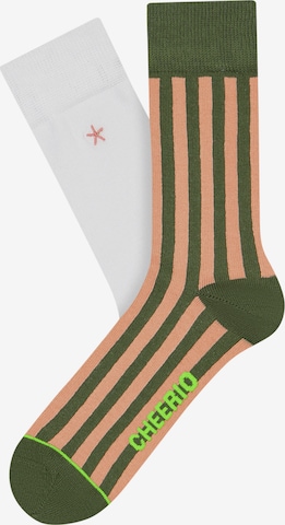CHEERIO* Къси чорапи 'STARS 'N' STRIPES' в пъстро: отпред