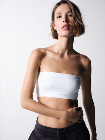 The Set Bandeau BH in Schwarz