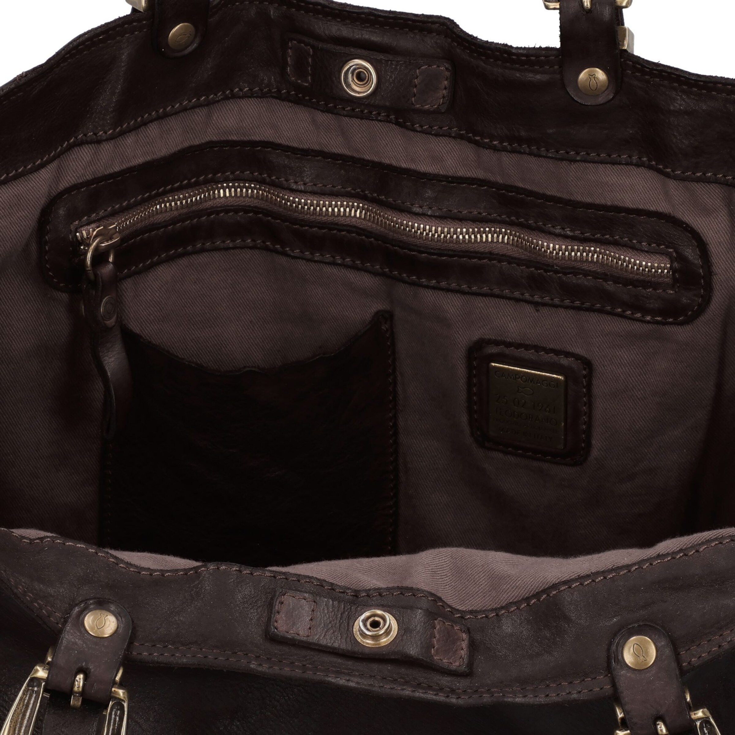 Campomaggi Shopper 'Lidia' in Bruin